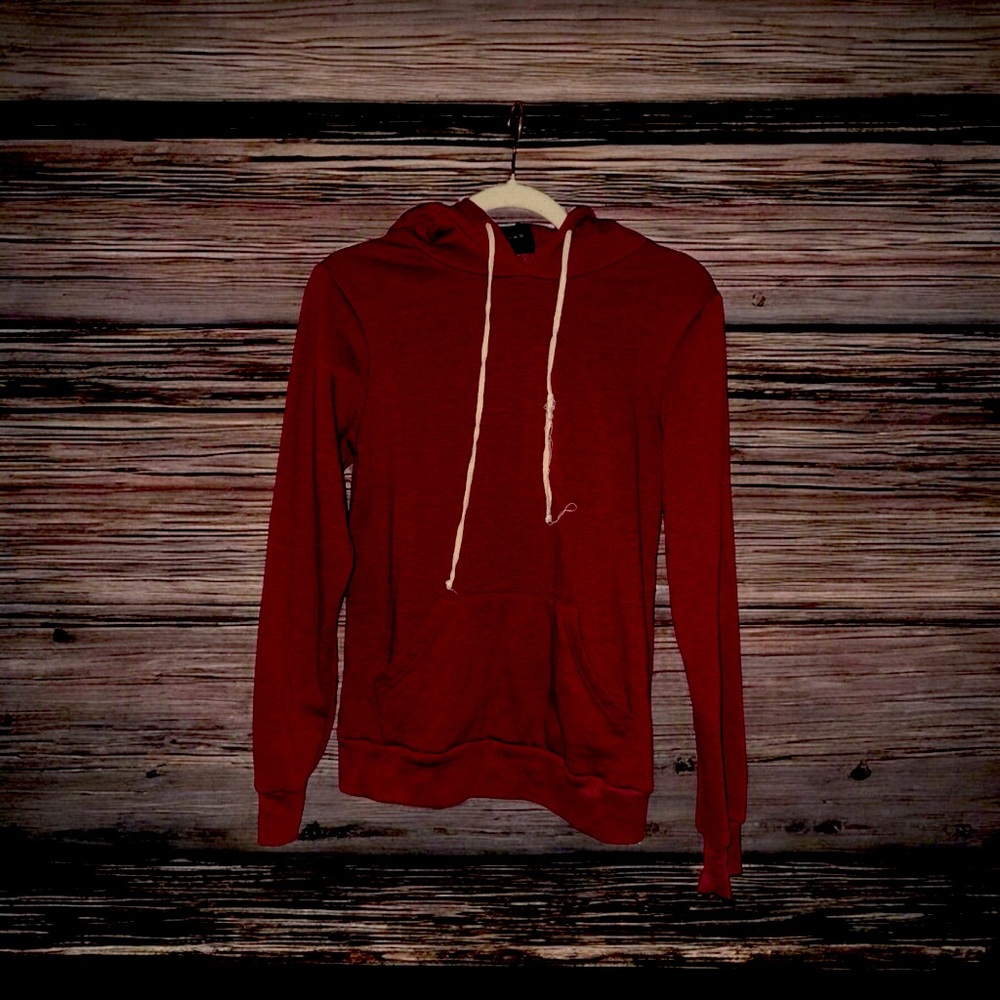 TRUE CLASSIC….Men's Red Hoodie Sweater